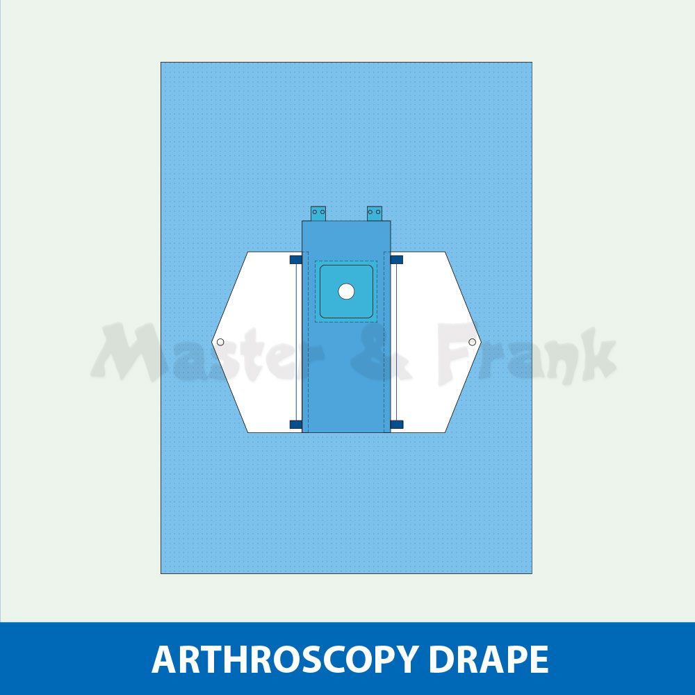 Arthroskopie-Abdecktuch