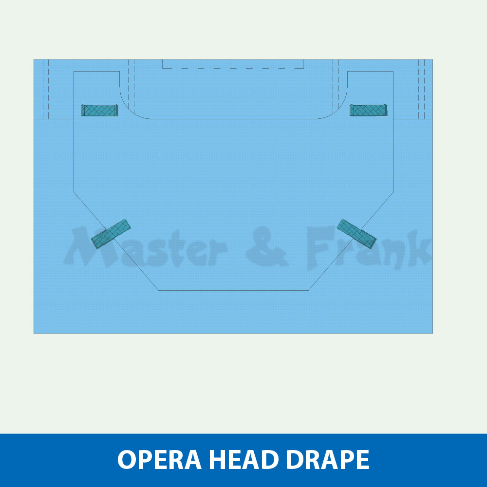 Opera-Kopf-Abdecktuch