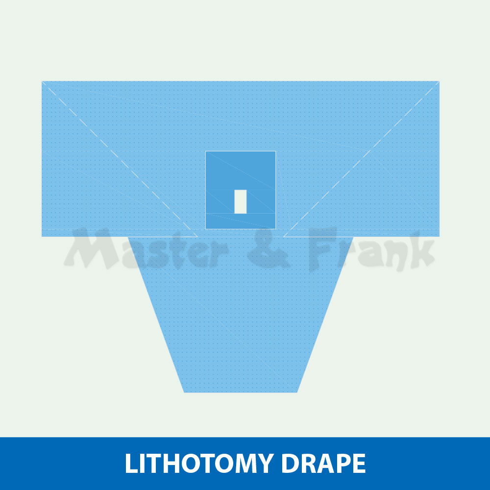 Lithotomie-Abdecktuch